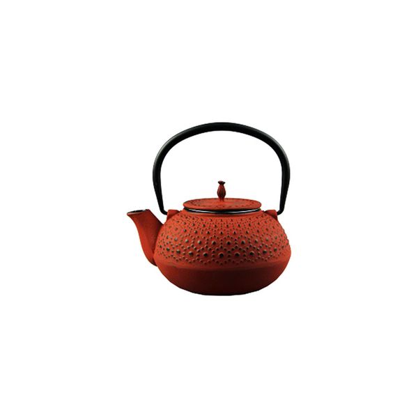 Regent - Cast Iron Chinese Teapot - Terracotta