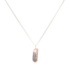 Gift Emporium Calcite Pendant Necklace - Natural Crystal on Chain