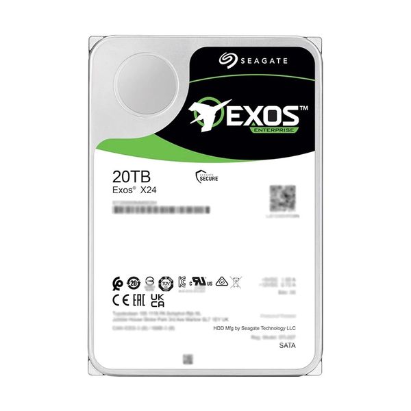 Seagate Exos X24 20TB Internal Enterprise Hard Drive 7200RPM SAS