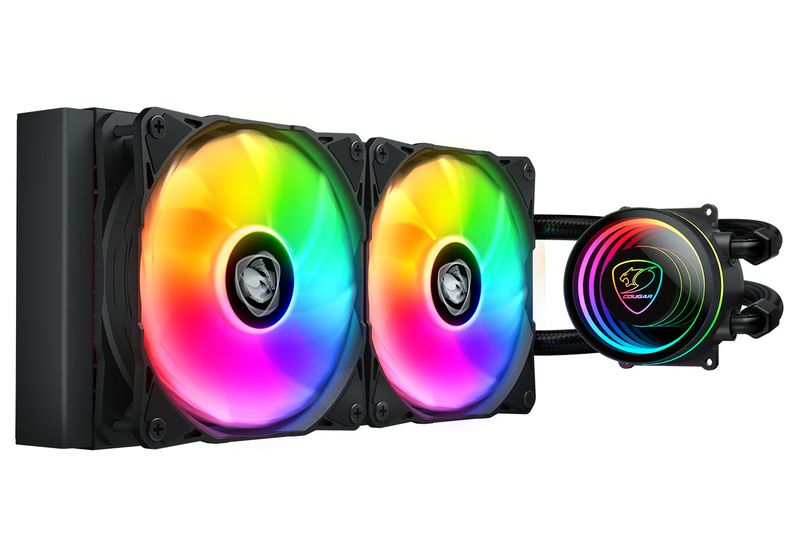 Cougar Poseidon Elite ARGB AIO 240mm CPU Liquid Cooler - Black