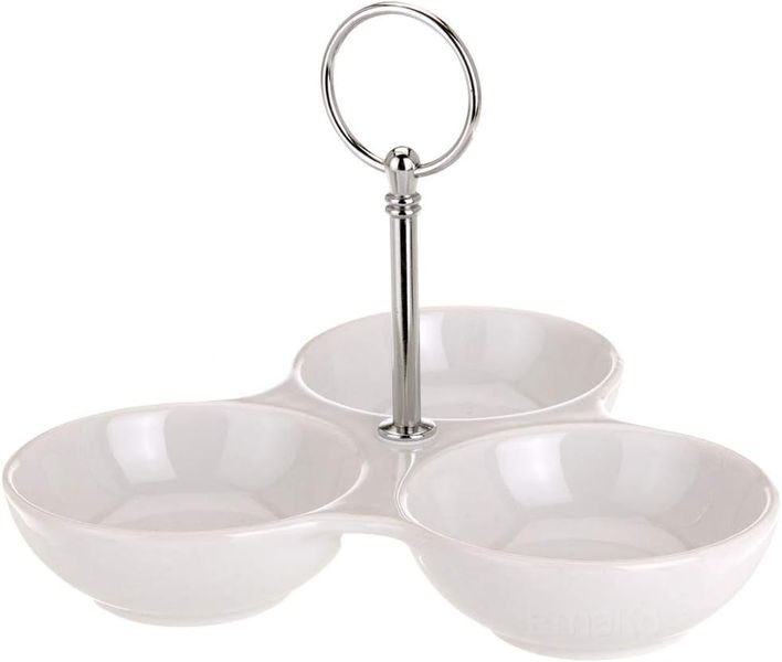 Excellent Houseware Ceramic Snack Plate