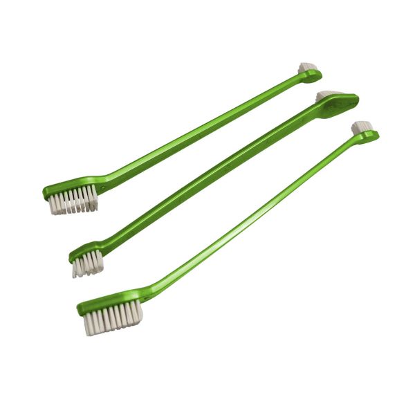 Dual End Dog Toothbrush - Set of 3