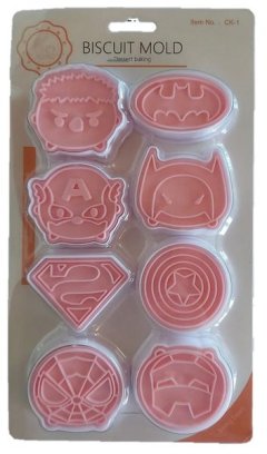 Super Hero Stamp and Cutter Set