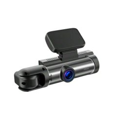 1080P Full HD Car Recorder with Front and Rear Dash Camera - Black