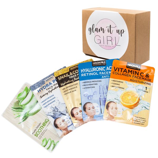 Glam It Up Girl - Sheet Face Masks Kit