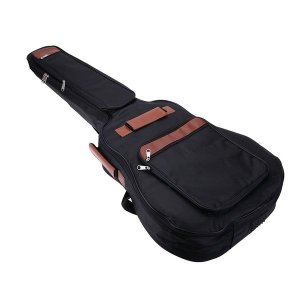 41 Inches Guitar Backpack Gig Thickened Bag For Acoustic Guitar - Black