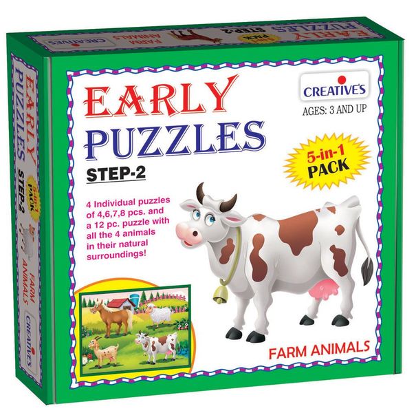 Creatives Early Puzzle Step II - Farm Animals