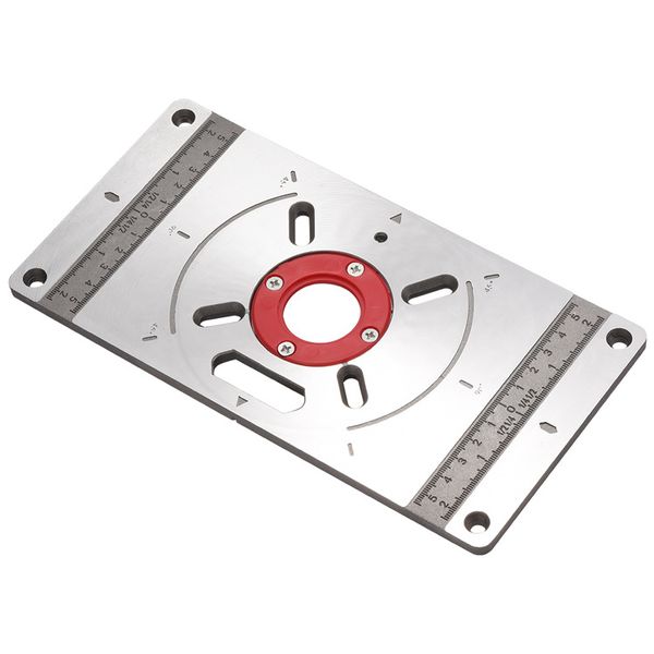 Aluminum Router Table Insert Plate for Woodworking Trimmer Machine