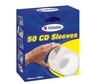 Verbatim - CD Sleeves - 50 Pack