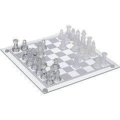 Small 32 Pieces Of Glass Chess Set GCS01