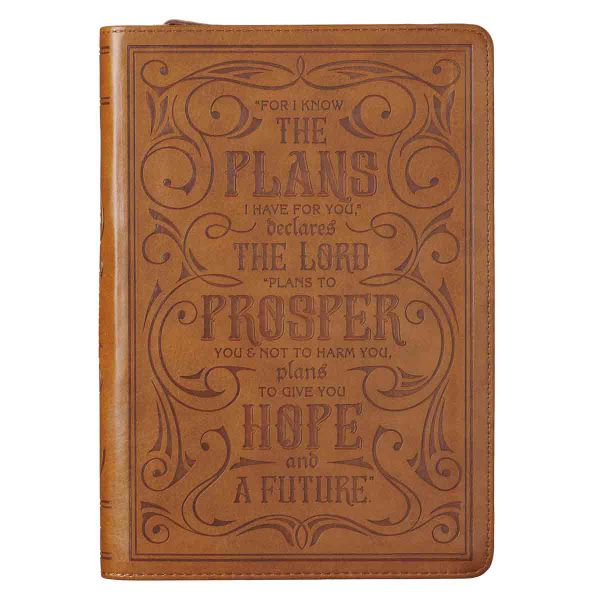 Classic Journal With Zipped Closure - I Know The Plans