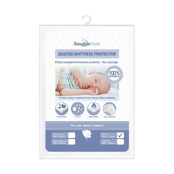 Snuggletime Quilted Mattress Protector - Standard Camp Cot