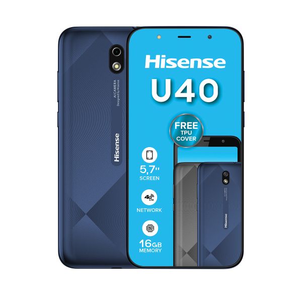 Hisense U40 Dual Sim 16GB Network Locked - Navy Blue