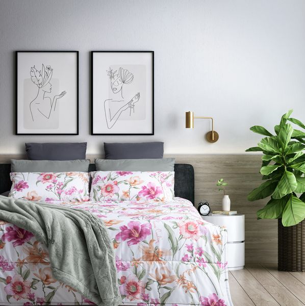 Pierre Cardin Alaia Floral Comforter Set