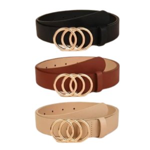 Women's PU Pin Buckle Casual Belt