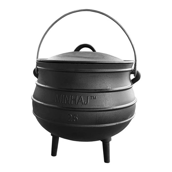 Minhaj Cast Iron Potjie Pot Size 25