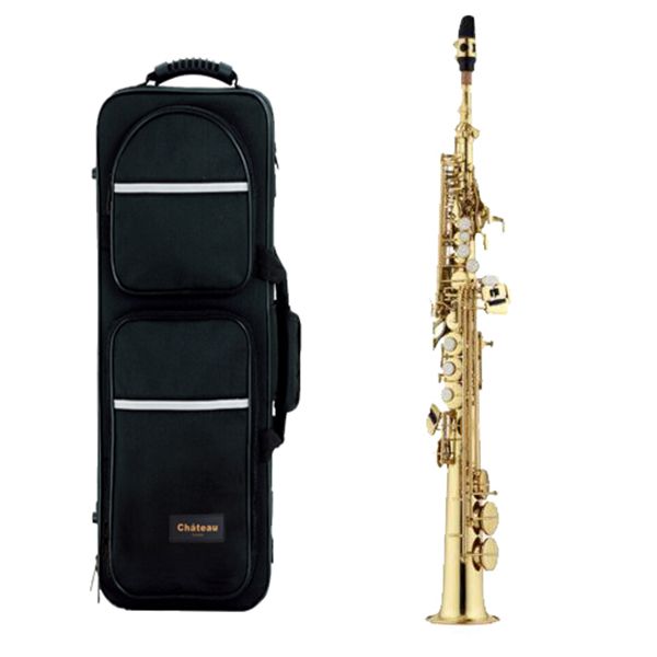 Chateau CAS-21 Straight Bb Soprano Saxophone Lacquer
