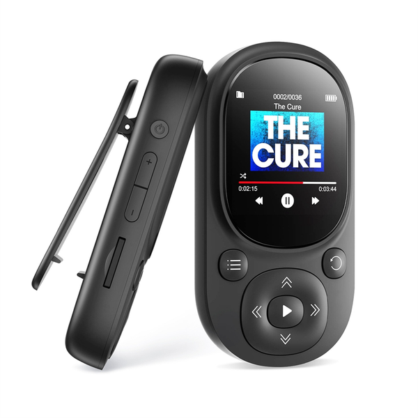 32Gb Clip Mp3 Music Player Bluetooth Mp3 Mp4 Player For Kids-Black