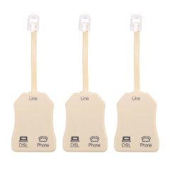 Dsl Filter Splitter for Phone Line Phone Jack Compatible with Universal