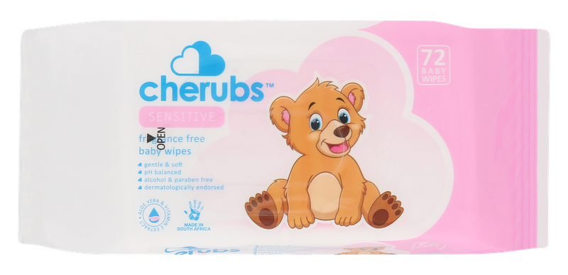 Cherubs Sensitive Fragrance Free Wipes