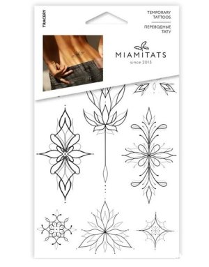 Set of Temporary Tattoo Tracery (8 Tattoos)