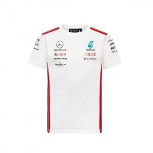 Mercedes AMG Petronas Kids' F1 Driver T-Shirt - White