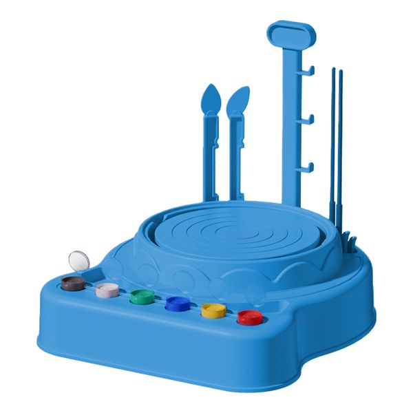 Kid's Crafty Clay Pottery Playset - Blue