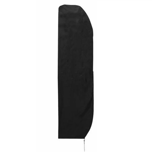 Garden Parasol Cover,Waterproof Outdoor Parasol Cover with Zipper - (Black)