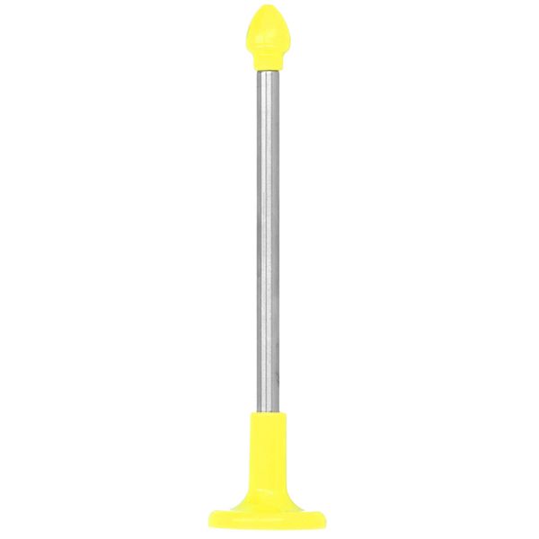 Yellow golf swing direction indicator rod