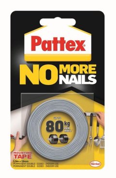 Pattex No More Nails Mounting Tape - 80kg