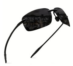 Kingseven Polarized Lightweight Sunglasses for Sports Rimless Frame Eyewear