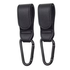 Baby Stroller Hook Fashion PU Leather Adjustable Pram Hook