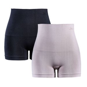 Seamfree - Ladies High Waist Tummy Control Shapewear (Short Leg) - 2 Pack