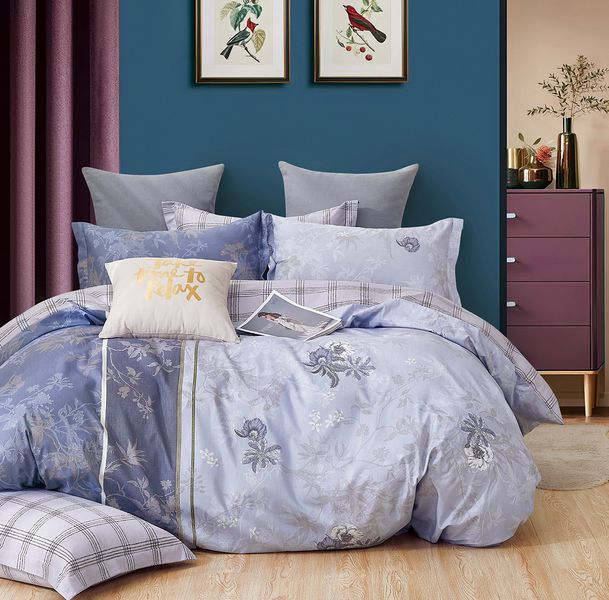 Linen Boutique - Duvet Cover Cotton Set-Time to Relax-LightSalmonGrey