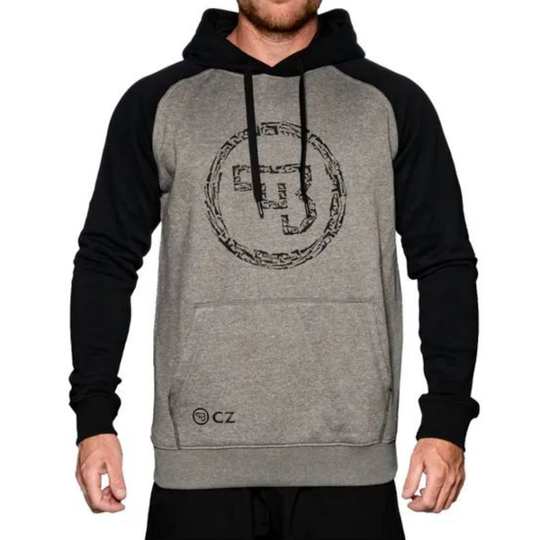 CZ Logo Hoodie - Black and Grey - XL