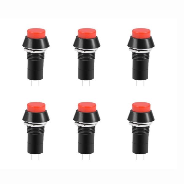 DrLight 6 Pcs Push To Make Switch Value Pack