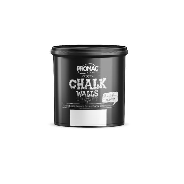 Promac Paints - Interior &amp; Exterior Chalk Wall Paint 1l - Onyx