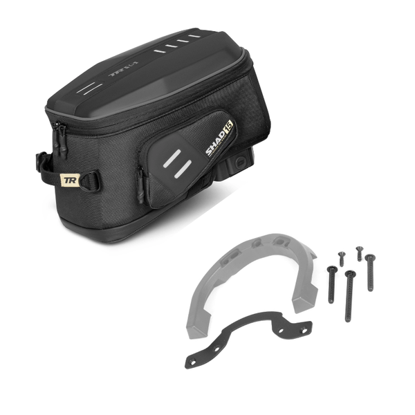 Shad Tank Bag Terra 13L TR15C &amp; Click System Attachment for Kawasaki/KTM