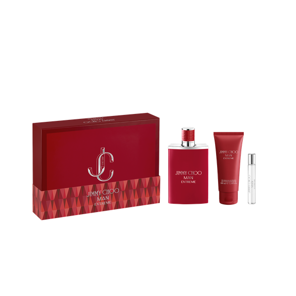Jimmy Choo Man Extreme Gift Set Edp 100ml+100ml Showergel +7,5ml travelspray