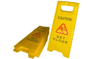 Wet Floor caution Sign - 5 pack