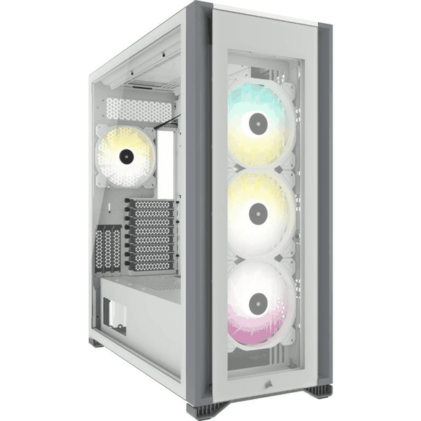 iCUE 7000X RGB Tempered Glass Full Tower Smart Case - White