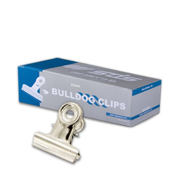 22mm Bulldog Clips - Box of 12