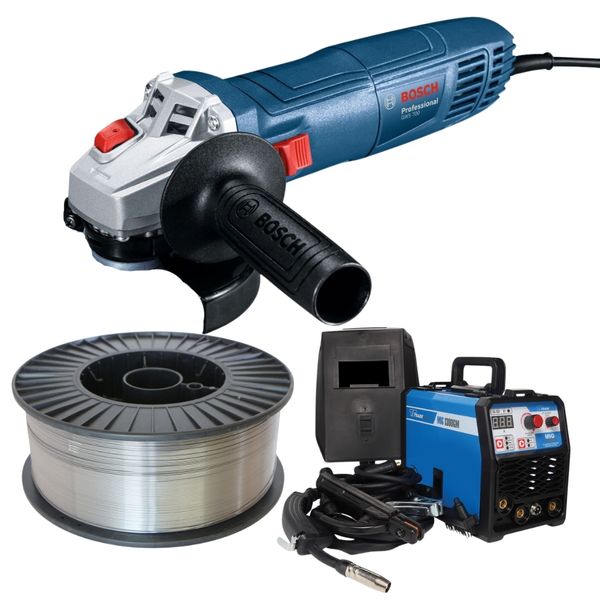 Tradeweld - Multi Process Welding Machine with Angle Grinder &amp; Welding Wire