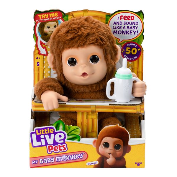 Little Live Pets My Baby Plush Monkey