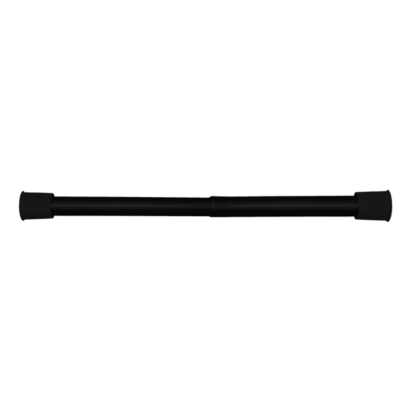 22-25mm Black Tension Rod 1.2m-2.1m