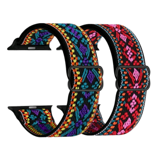 Nylon Replacement Strap for Apple Watch - 38mm/40mm/41mm - 2 Pack