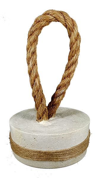 Perfectly Potty - Artisan Rope&amp; Cement Door Stopper - 001