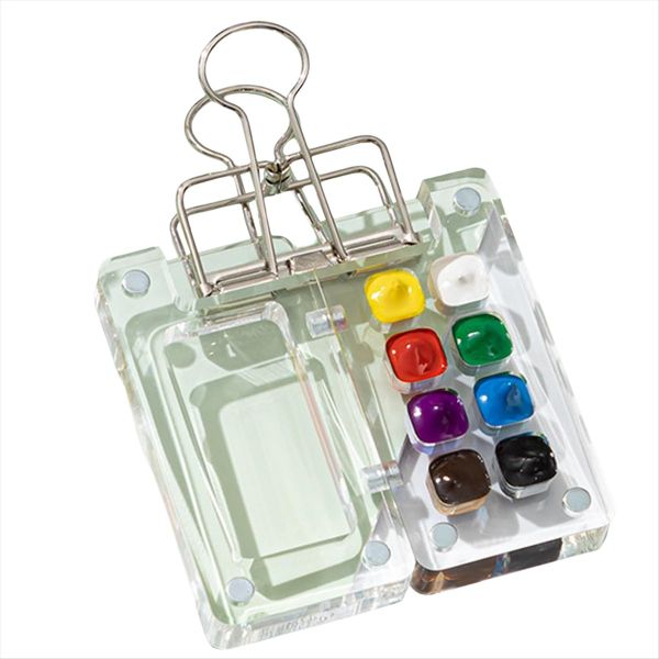 Travel Ready Paint Palette Bundle Mini Travel Paint Palette Acrylic a