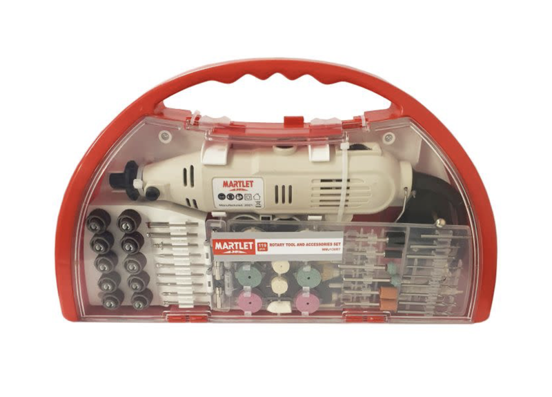 Martlet - 119 Piece Rotary Tool &amp; Accessory Set