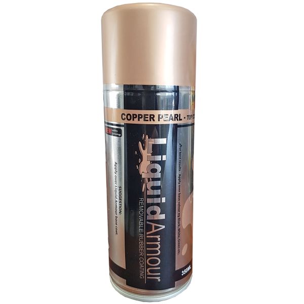 Liquid Armour Removable Synthetic Rubber Coating 350ml Aerosol - Copper Pearl